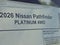 2026 Nissan Pathfinder Platinum