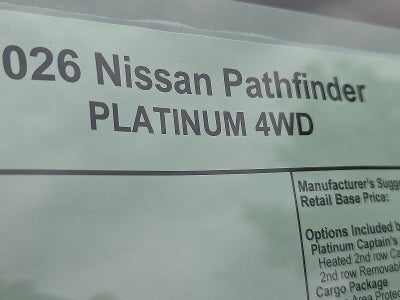 2026 Nissan Pathfinder Platinum