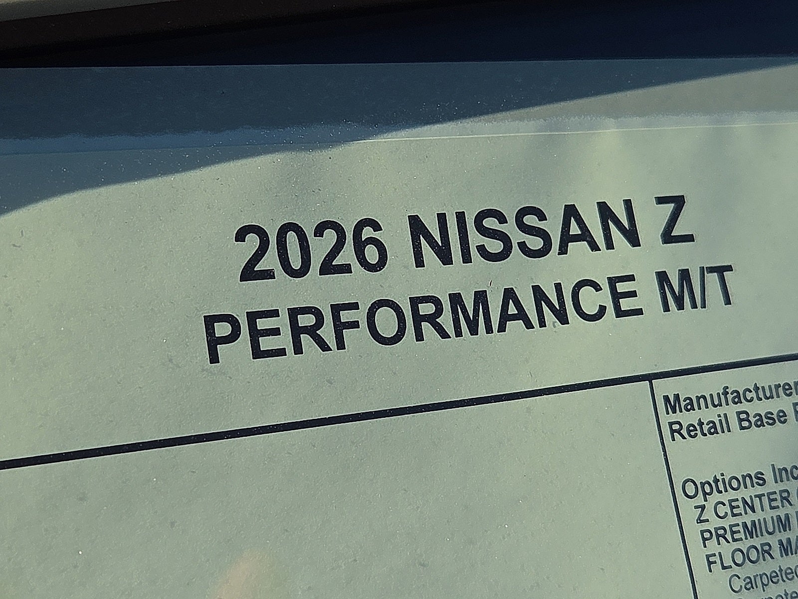 2026 Nissan Z Performance