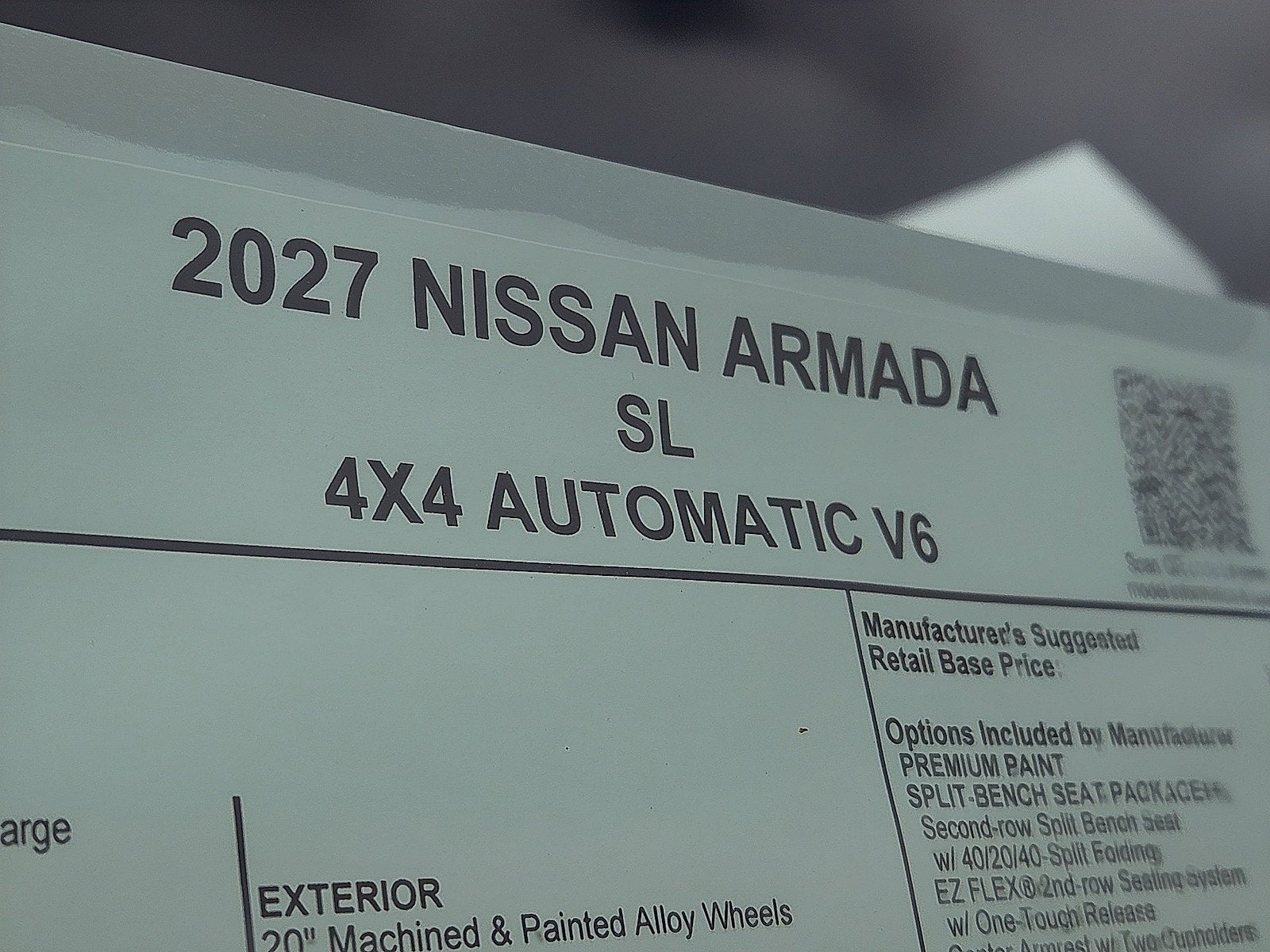 2027 Nissan Armada SL