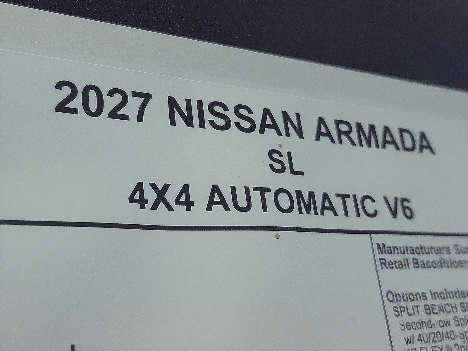2027 Nissan Armada SL