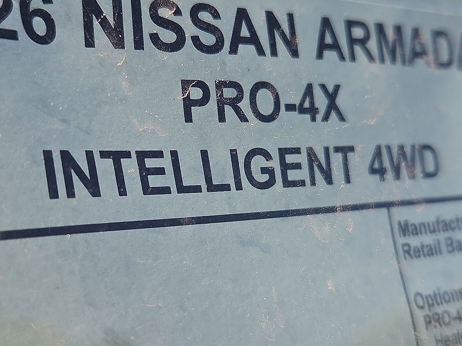 2026 Nissan Armada PRO-4X