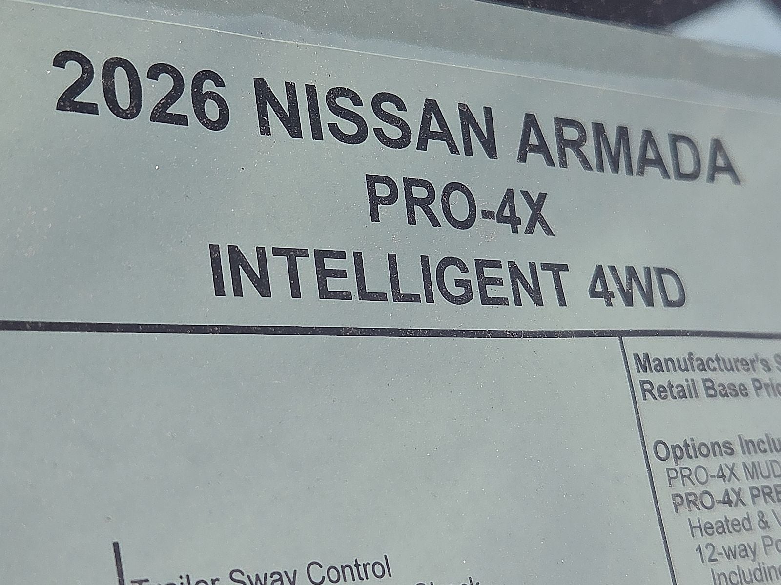 2026 Nissan Armada PRO-4X®