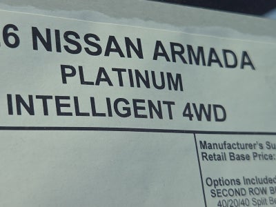2026 Nissan Armada Platinum