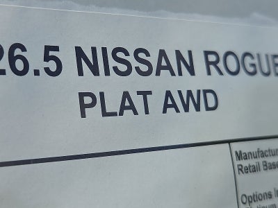 2026 Nissan Rogue Platinum