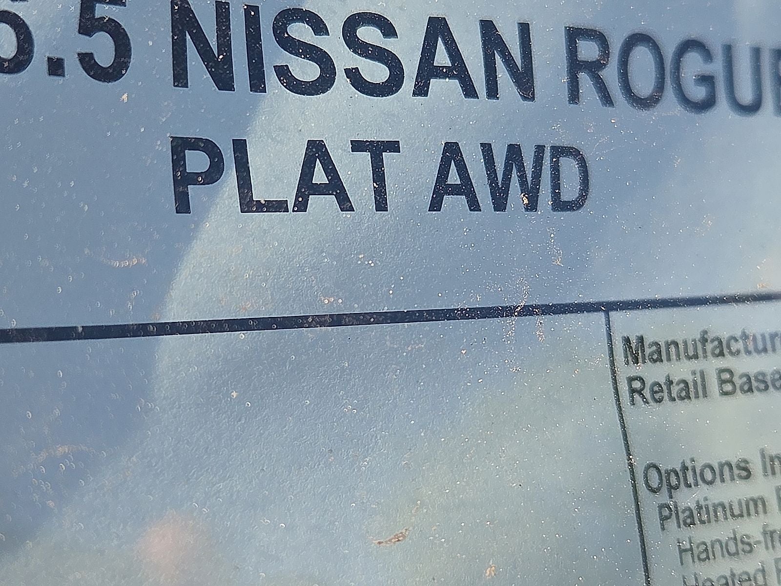 2026 Nissan Rogue Platinum