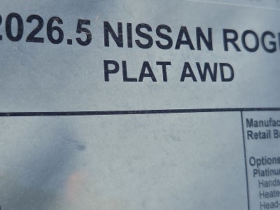 2026 Nissan Rogue Platinum