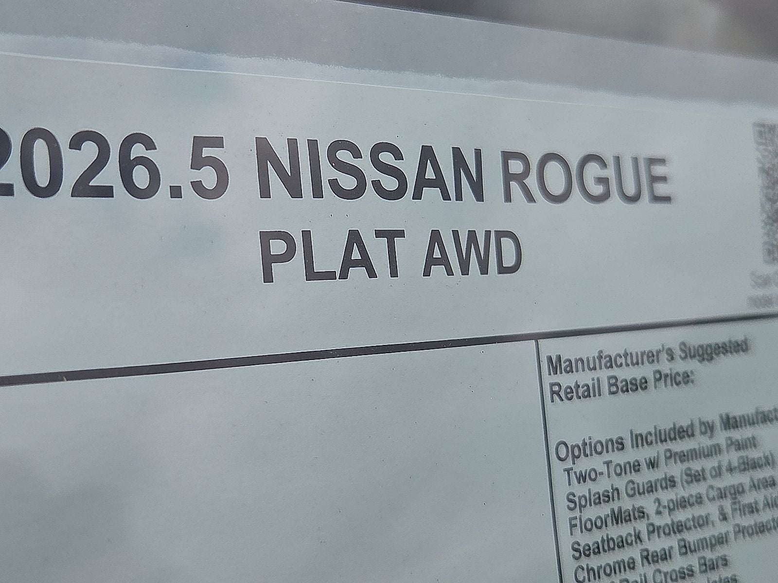 2026 Nissan Rogue Platinum