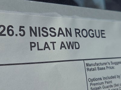 2026 Nissan Rogue Platinum
