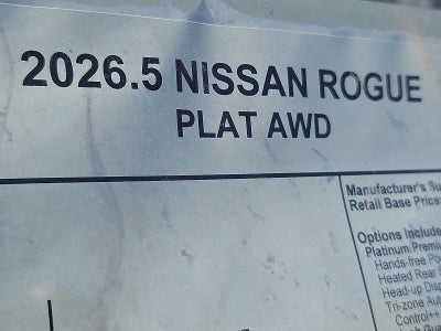 2026 Nissan Rogue Platinum
