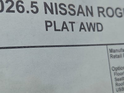 2026 Nissan Rogue Platinum