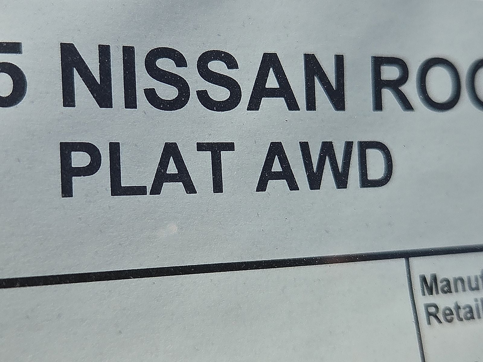 2026 Nissan Rogue Platinum