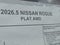 2026 Nissan Rogue Platinum