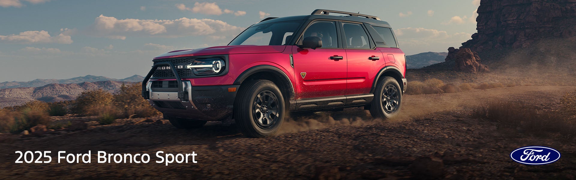 Red 2025 Ford Bronco